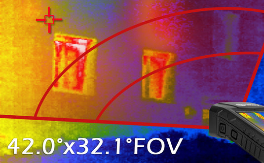 InfiRay thermal camera canee easily see large targets