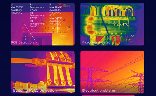 T2S+ Thermal Imaging Images of Various Scenes